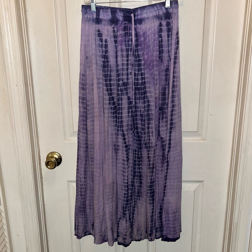 LOTUS Women’s Boho Tie Dye Maxi Skirt. Sz OS. Waist 28. Length 36.